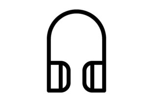 Headphone, Music Outline Icon